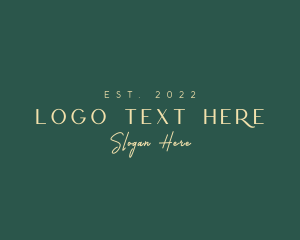 Generic - Luxurious Company Wordmark logo design