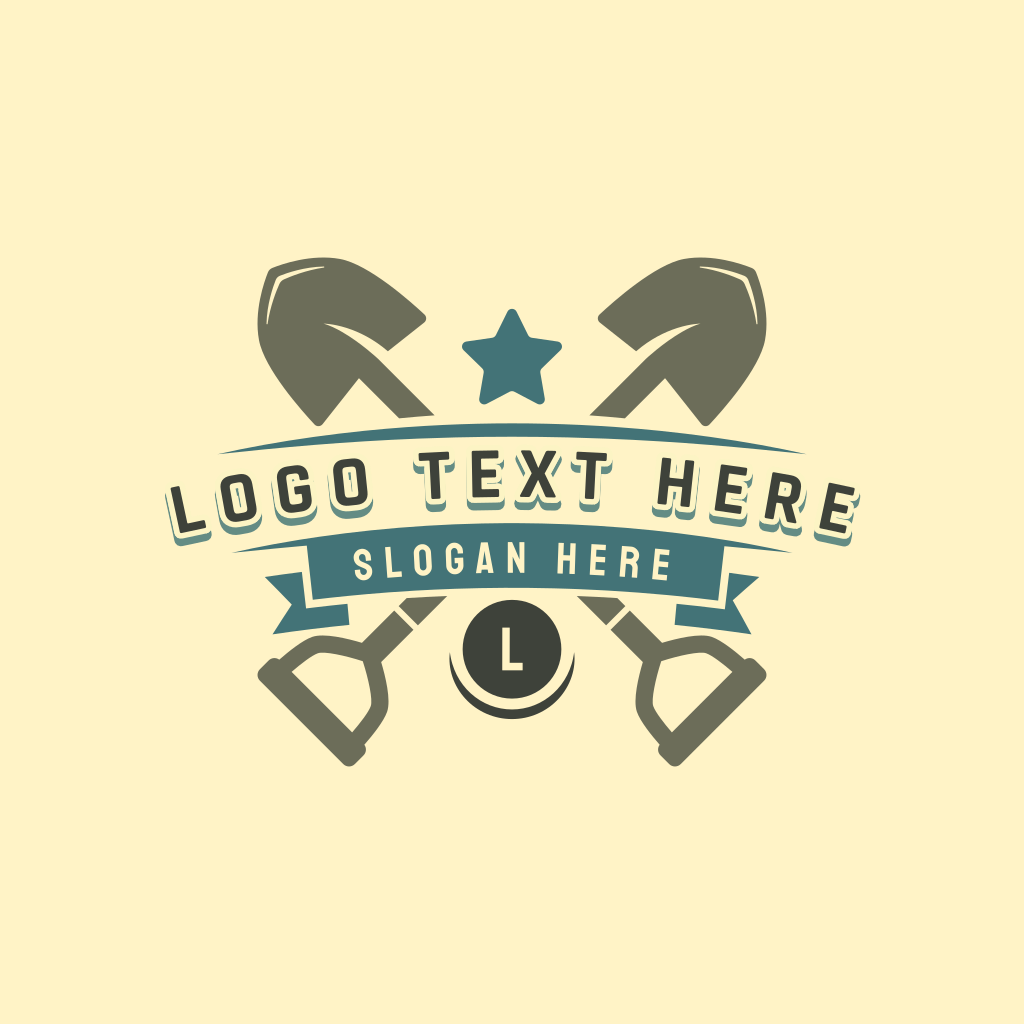 Shovel Landscaping Tool Logo | BrandCrowd Logo Maker