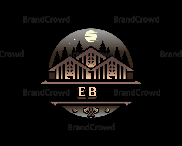 Cabin Woodwork Builder Logo