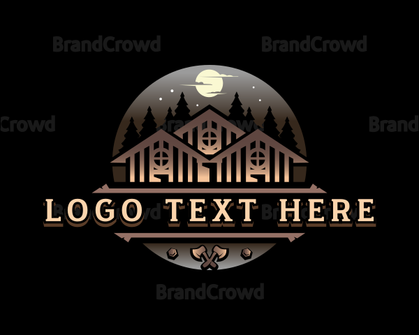 Cabin Woodwork Builder Logo