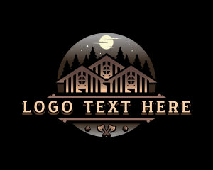 Cabin Woodwork Builder Logo