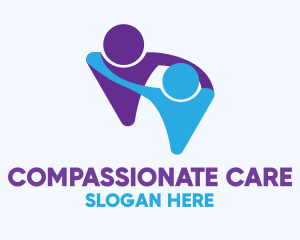 Caring - People Dance Lesson logo design