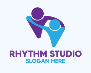 Dance - People Dance Lesson logo design