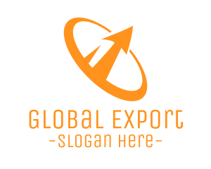 Export - Orange Stallite Dish logo design