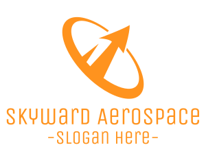 Aerospace - Orange Stallite Dish logo design