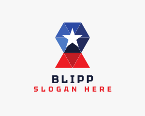 Political - Modern Geometric Nation logo design