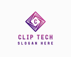 Cybersecurity Tech Developer logo design