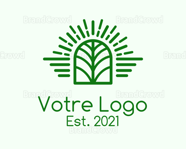 Green Herbal Window Logo