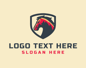Horse Shield Equestrian Logo