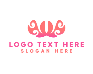 Stylish - Curly Spa Monogram logo design