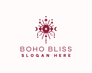 Boho Eye Holistic logo design