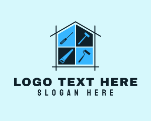 Tools - House Renovation Contractor logo design