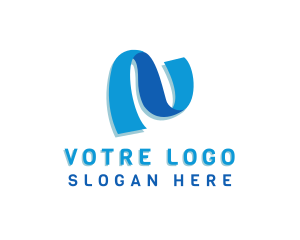 Modern Startup Agency Letter N Logo