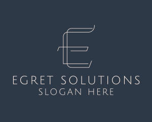 Generic Professional Letter E logo design