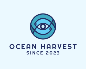 Fish Eye Ocean logo design