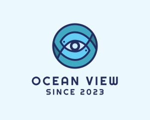 Fish Eye Ocean logo design