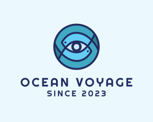 Fish Eye Ocean logo design