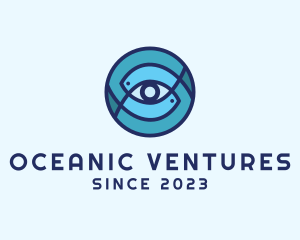 Fish Eye Ocean logo design