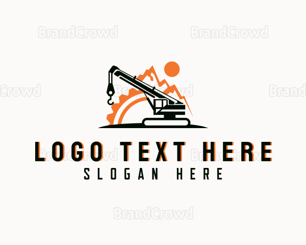 Mechanical Mountain Crane Logo