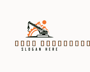 Mechanical Mountain Crane  Logo