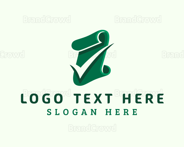 Paper Document Check Logo