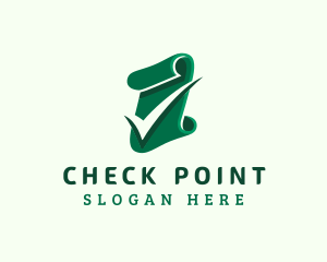 Check - Paper Document Check logo design