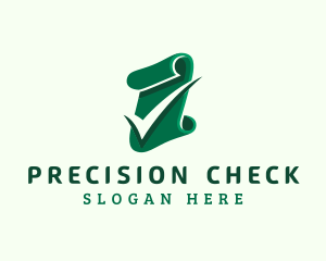 Paper Document Check logo design