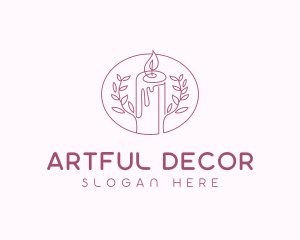 Candle Wax Decor logo design