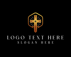 Church - Holy Cross Church logo design