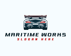 Sports Car Automotive logo design