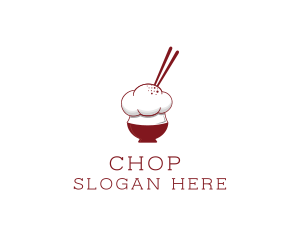 Chef Rice Bowl logo design