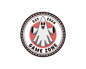 Spooky Ghost Cartoon logo design