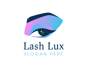 Mascara - Eyeshadow Makeup Aesthetic logo design