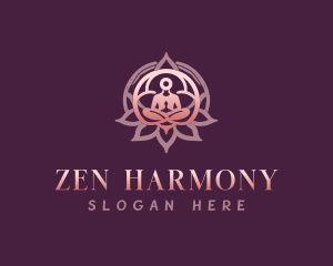 Holistic Zen Yoga logo design