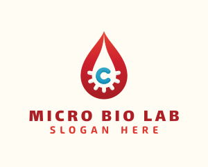 Microbiologist - Coronavirus Droplet Letter C logo design