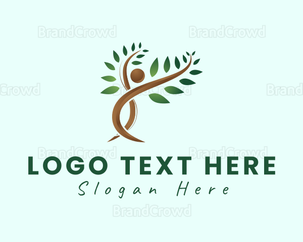 Garden Tree Plant Logo