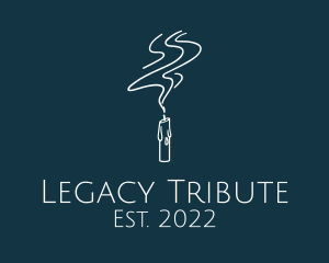 Tribute - Scented Candle Meditation logo design