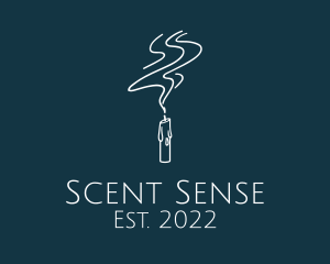 Scented Candle Meditation logo design