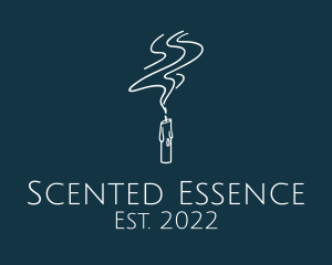 Incense - Scented Candle Meditation logo design