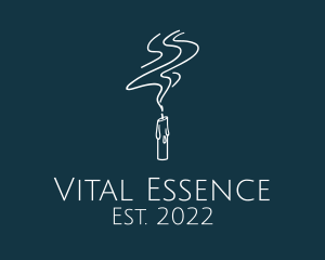 Scented Candle Meditation logo design