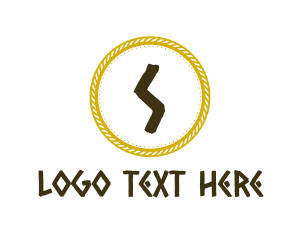 Prehistoric - Greek S Shield logo design
