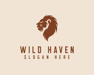 Wildlife Lion Zoo logo design