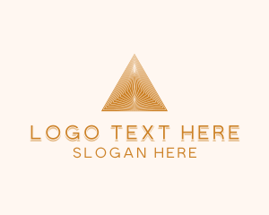 Investment - Generic Pyramid Tech logo design