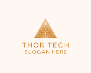 Generic Pyramid Tech logo design