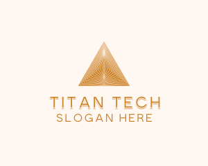 Generic Pyramid Tech logo design