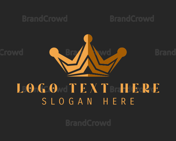 Golden Luxe Crown Logo