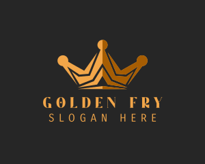 Golden Luxe Crown  logo design