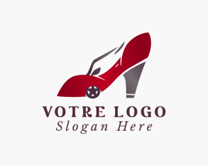 Pumps - Car Lady Shoes logo design