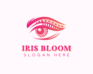 Iris - Fashion Beauty Makeup logo design