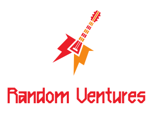 Thunder Guitar Band logo design